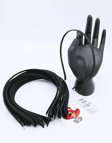 คาดผมเหล็กหุ้มผ้า ขนาด 5 มิล สีดำ