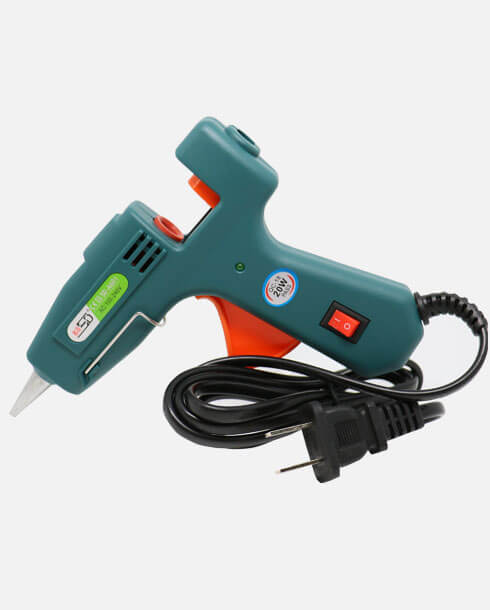 Hot Melt Glue Gun with Switch, Small Size 20 watts (A601) Green Color