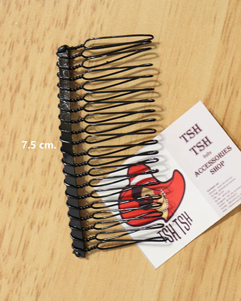 หวีสับเหล็ก ขนาด 7.5 ซม. สีดำ