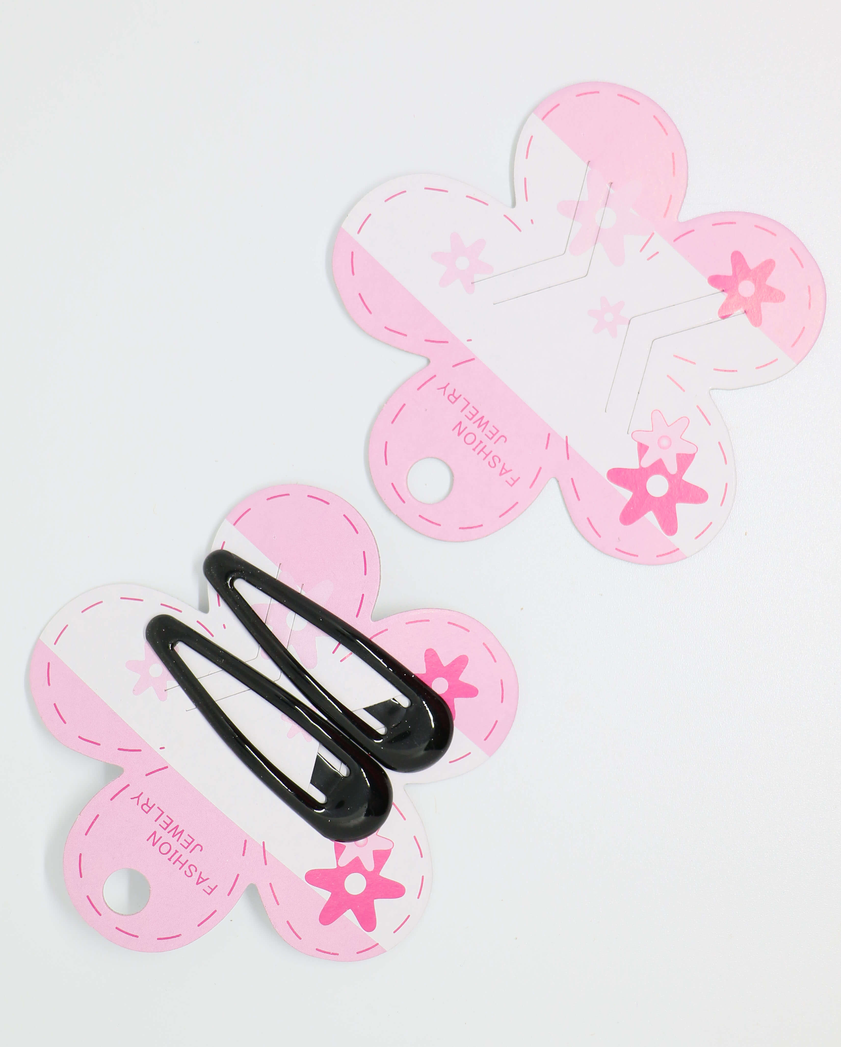 หัวกระดาษแพคกิ๊บทรงดอกไม้ สีชมพู