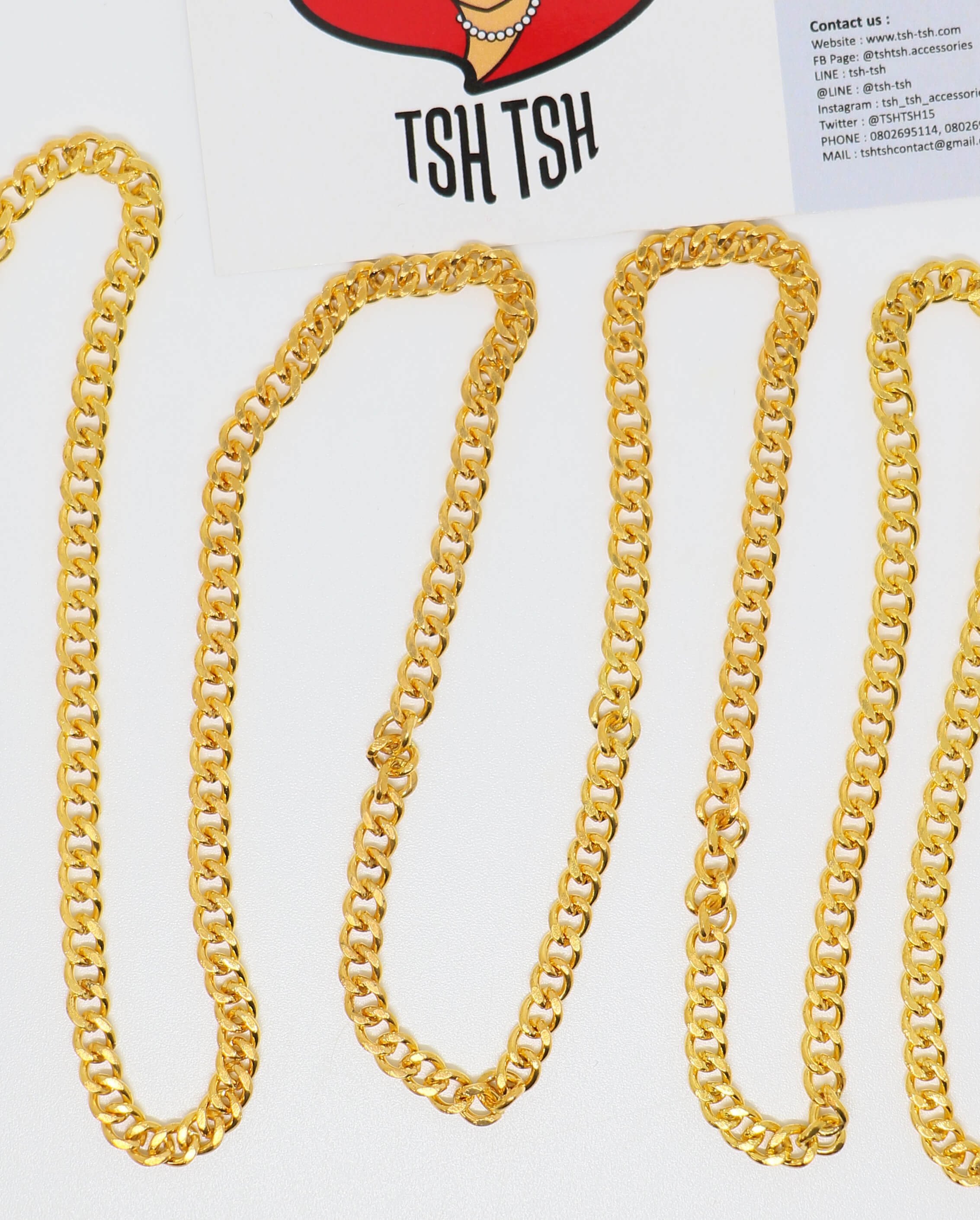 โซ่ 4 มิลลิเมตร สีทอง