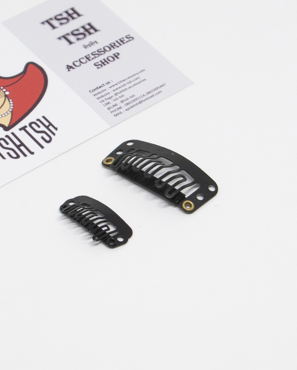 กิ๊บเป๊าะแป๊ะหวีสับขนาด 3 ซม. สีดำ