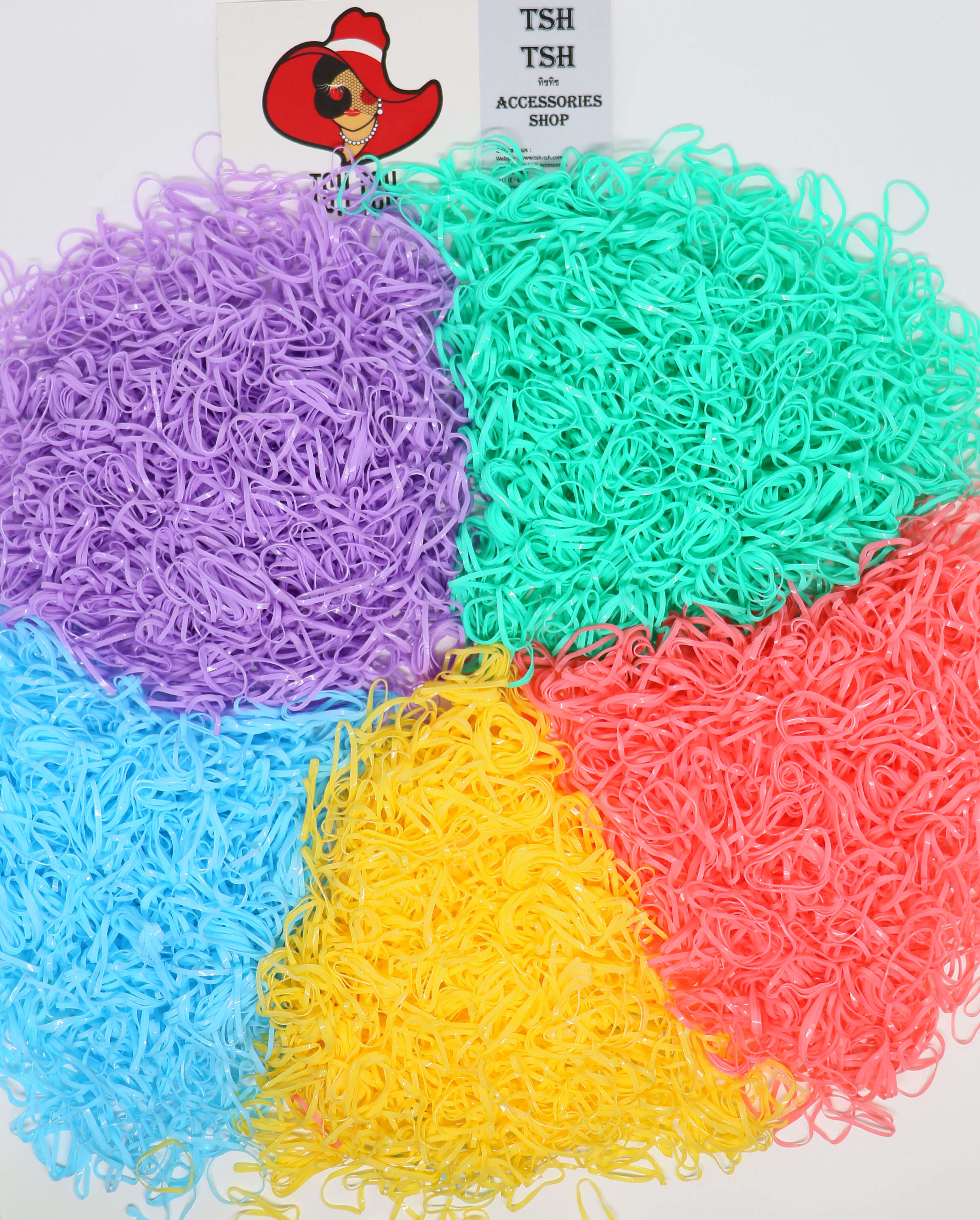 ยางมันเกรด A ขนาดเล็ก คละสีหวานขุ่น