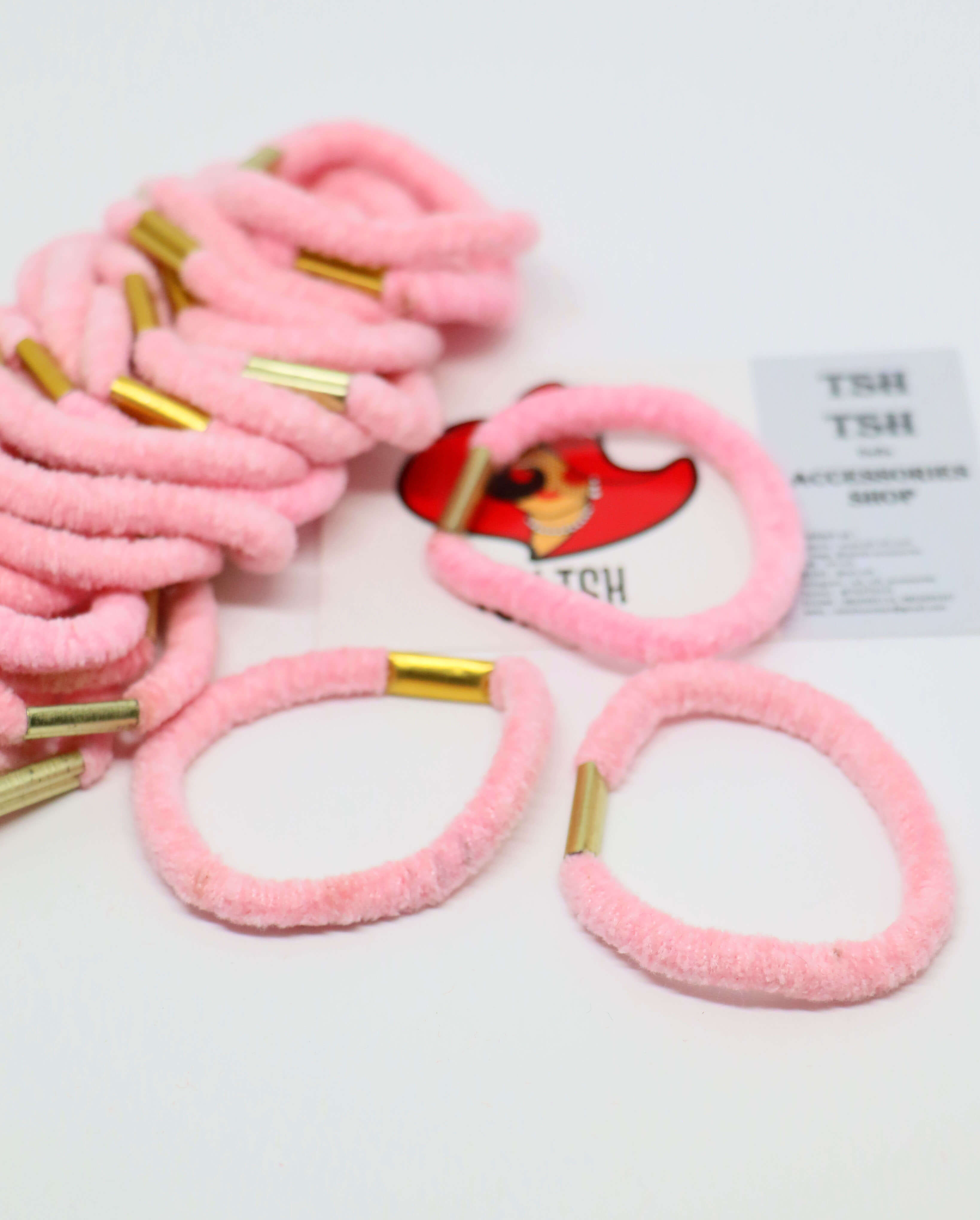 Hair band, hair string, gift shop, DIY, decoration, rubble band, velvet rubber band