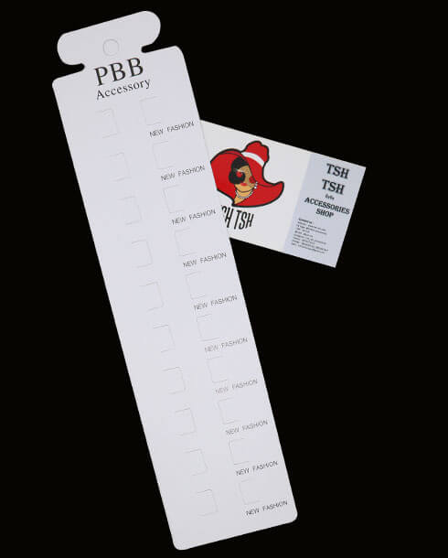 แผงกิ๊บ 10 ช่อง สีขาว