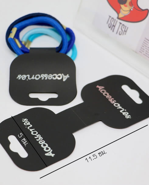 หัวกระดาษแพคแขวนสีดำ Accessories