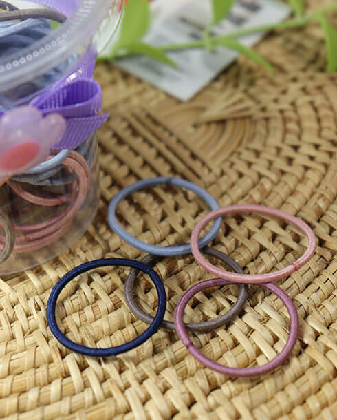 Elastic band, rubber band, girl hair band, wemen hair band, hair tie, hair string, accessories, baby hair band, DIY, handmade, decor, pony tail holder, hair braid, fabric strechy, retail, wholesale, craft, fashion, round elastic band, round cord, Resilience Rubber Band Hair Accessories