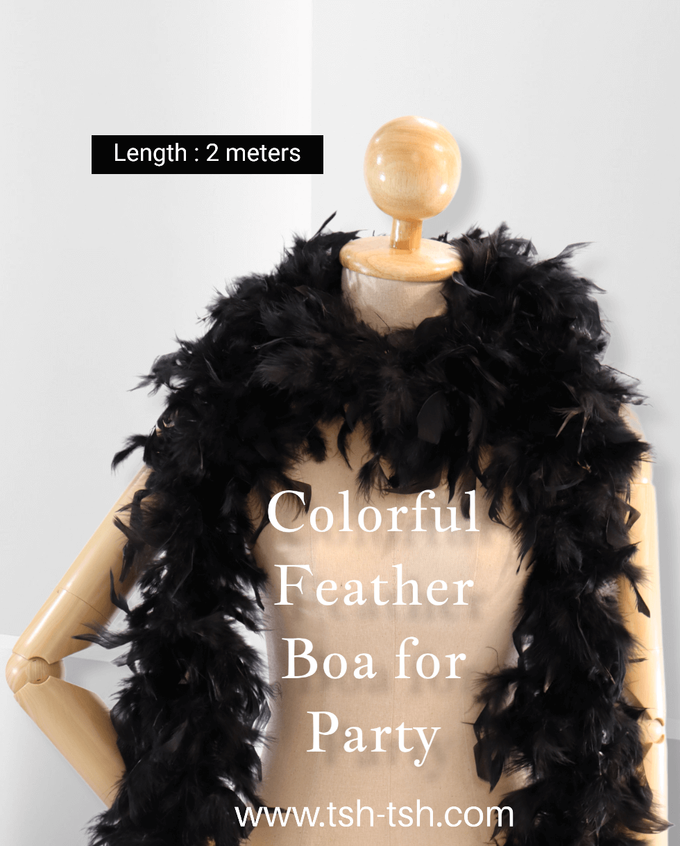 Flydream Feathers, Chandelle Feather Boa, Dancing, Wedding Crafting Party Dress Up, Costume Decoration, Cynthia's Feathers, accessory, Boa Strip Garland Party Decor