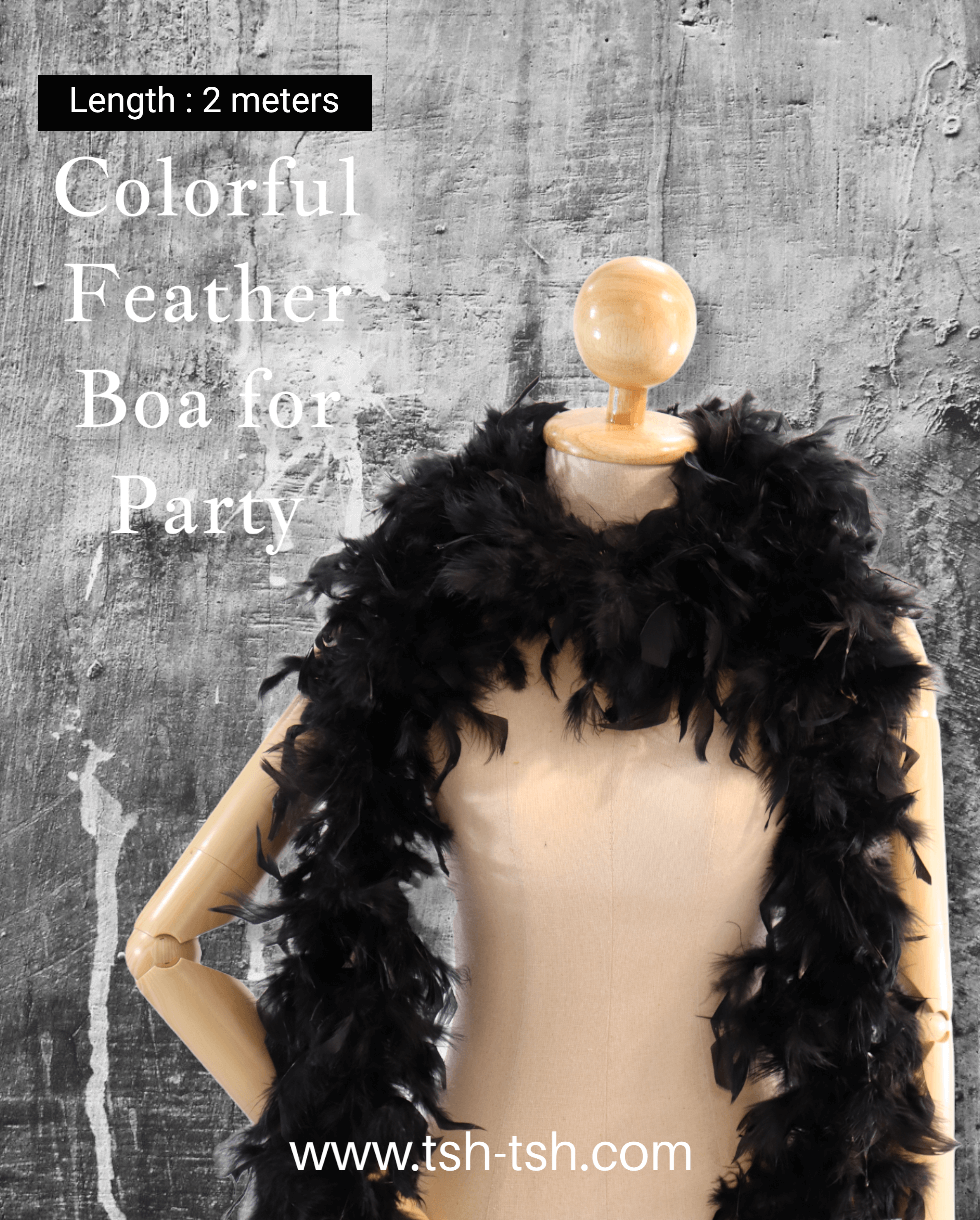 Flydream Feathers, Chandelle Feather Boa, Dancing, Wedding Crafting Party Dress Up, Costume Decoration, Cynthia's Feathers, accessory, Boa Strip Garland Party Decor