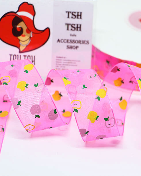 ริบบิ้นผ้าลินิน, ริบบิ้นผ้าซิล, ริบบิ้นผ้าซาติน, โบว์, ผูกกล่องของขวัญ, ผูกช่อดอกไม้, ผูกกระเช้า, โบว์พยาบาล, โบว์นักเรียน