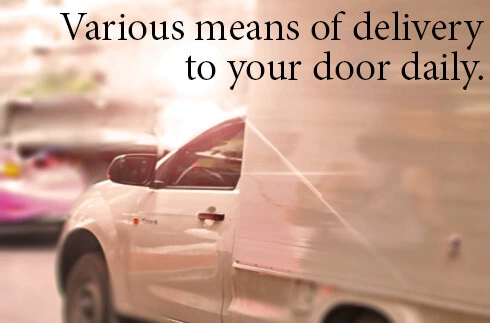 Various means of delivery